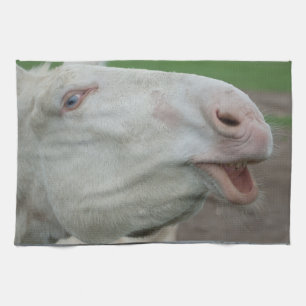 Weißbarocke Donkey Geschirrtuch