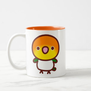 Weißbauch-Zwergpapagei Zweifarbige Tasse