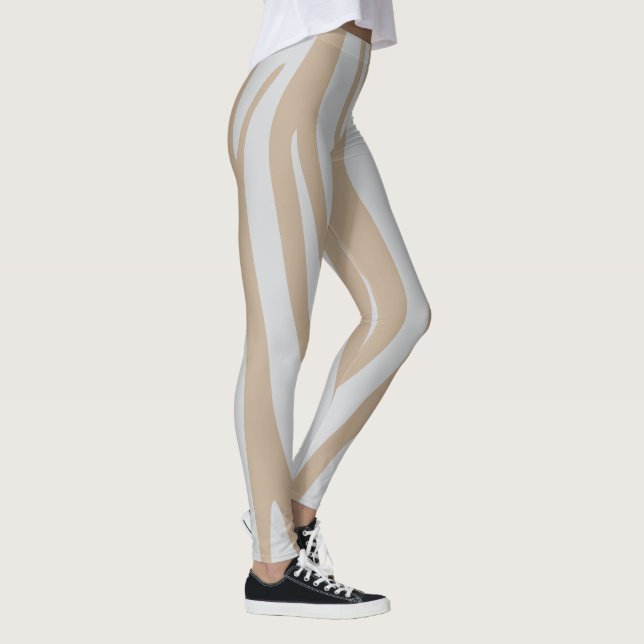 Weißbeige Leggings (Rechts)