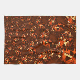 Weißbraune Koralle, mit Prägung Geschirrtuch