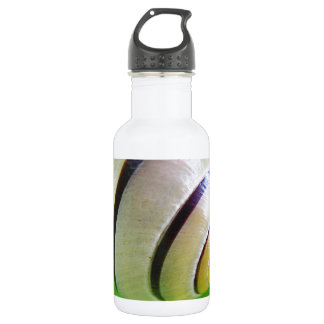 Weißbraune Schnecke Trinkflasche