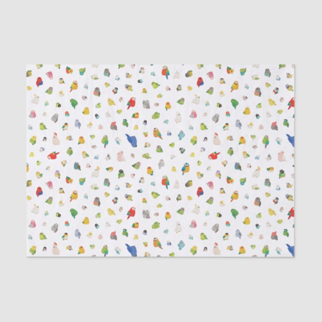 Weißbuchten Seidenpapier (Vorderseite)