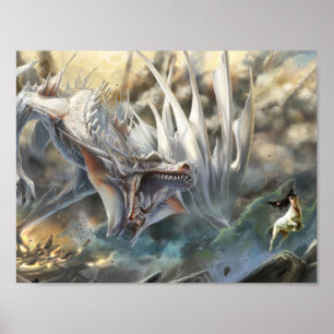 Weißdrache Poster