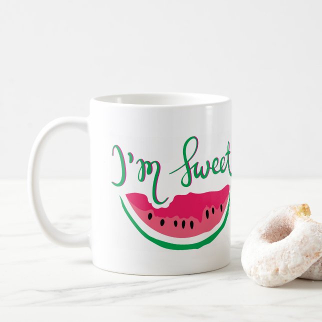 Weiße 11 oz Klassische Tasse (Mit Donut)