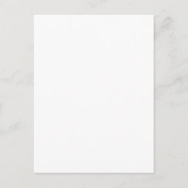 Weiße 4,25" x 5,6" Leerlaufanzeige für Abschluss Postkarte