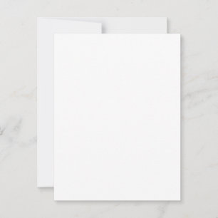 Weiße 4,25" x 5,6" Leerlaufanzeige für Abschluss Postkarte