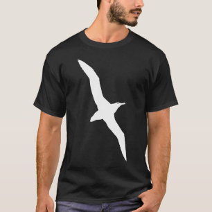 Weiße Albatros-im Flug Grafik T-Shirt