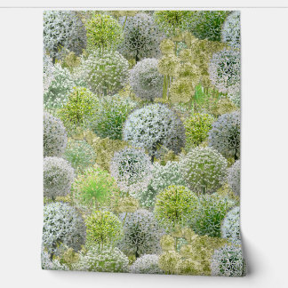 Weiße Alliums Tapete