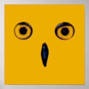 Weiße alte Augen Poster