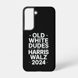 Weiße alte Typen für Harris Walz demokratische Pol Samsung Galaxy Hülle