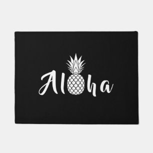 Weiße Ananas Hawaiian Aloha Doormat Fußmatte