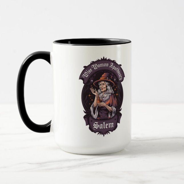 Weiße Apothekerin, Salem Tasse (Links)