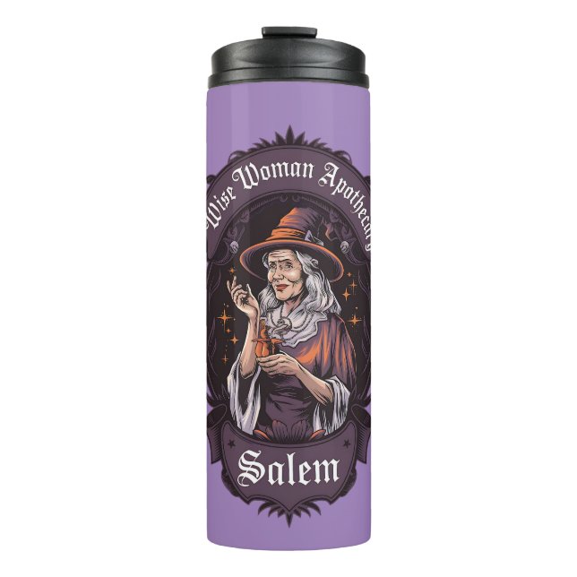 Weiße Apothekerin, Salem Thermosbecher (Vorderseite)