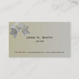 weiße azalea Blume einfache Visitenkarten. Visitenkarte