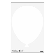 Weiße Ballon-Wanddekoration Klassische Heimtextili