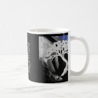 Weiße Baum Tasse