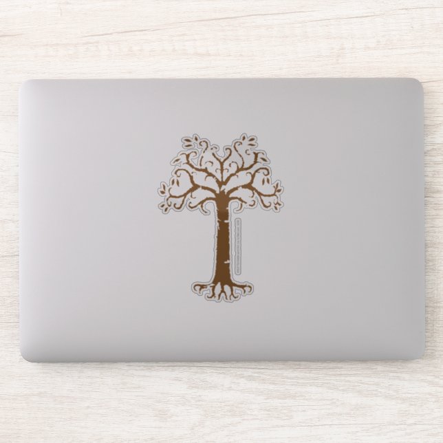Weiße Bäume von Gondor Aufkleber (Computer)