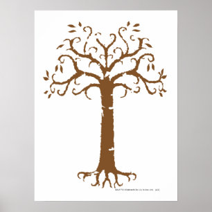 Weiße Bäume von Gondor Poster