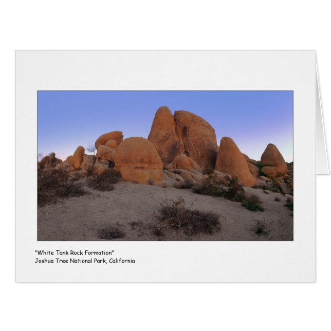 "Weiße Behälter-Felsformation " (Vorderseite (Horizontal))