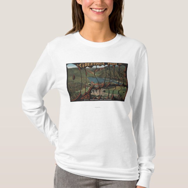 Weiße Berge, New Hampshire - Dixville T-Shirt (Vorderseite)