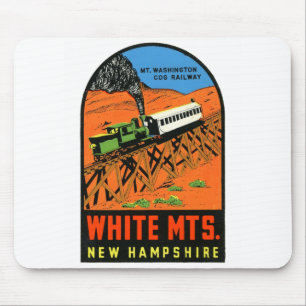 Weiße Berge New Hampshire  Mousepad