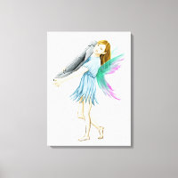 Weiße Birke Tree Fairy trägt Rinde