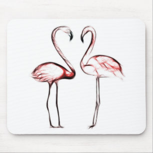 Weiße Birkenbaum Holz Rustikaler Stallbaum Chic Mousepad