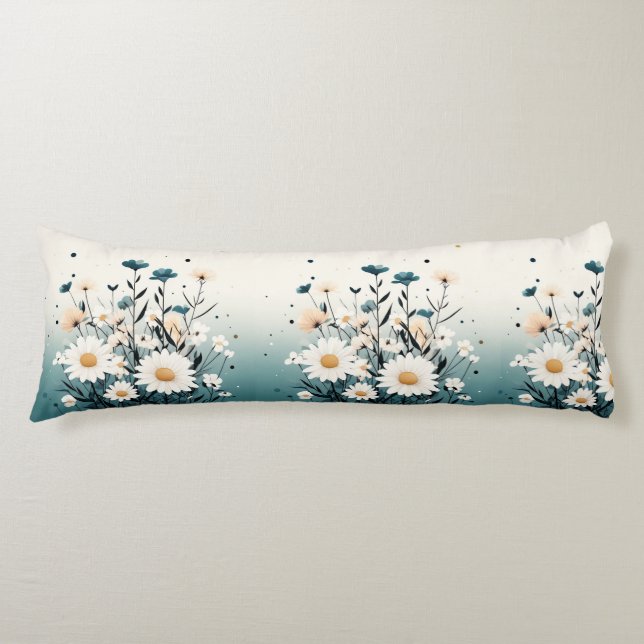 Weiße Bläserblasse Kissen (Vorderseite)