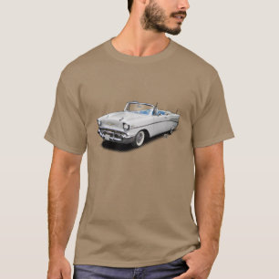 Weiße blaue 1957 "Bel Air" Cabrio Hemd T-Shirt