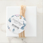 WEISSE BLAUE BLUE FLORAL 25 JAHRESJAHR GESCHENKANHÄNGER<br><div class="desc">Wenn Sie weitere Anpassungen benötigen,  schreiben Sie mir bitte an yellowfebstudio@gmail.com.</div>