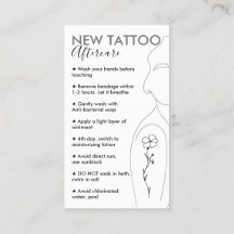 Weiße Blume auf Girl Shoulle New Tattoo Aftercare