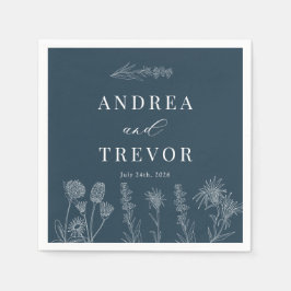 Weiße Blume | Boho Chic Wedding Serviette