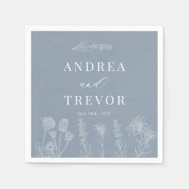 Weiße Blume | Boho Chic Wedding Serviette