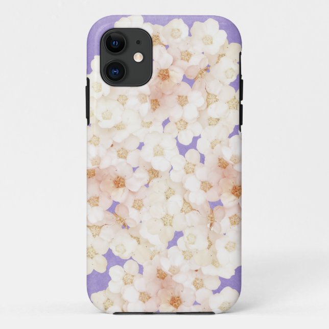 weiße Blume Case-Mate iPhone Hülle (Rückseite)