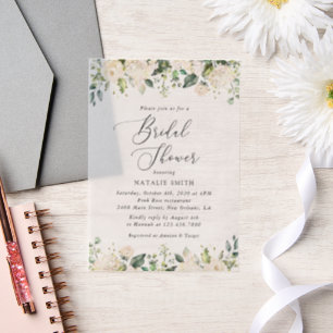 Weiße Blume, Creme-Blume, Boho, Brautparty