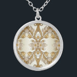 Weiße Blume Decorative Gold-Kette Versilberte Kette<br><div class="desc">Schöne weiße Blume Dekorative Goldene Fußmatte</div>