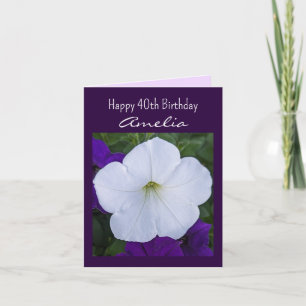 Weiße Blume Foto Schönheit für Ashes Bible Verse Karte