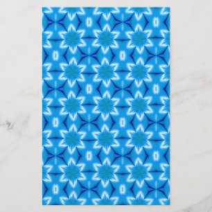 Weiße Blume, gefroren Briefpapier