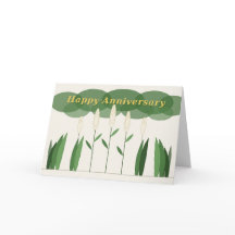 Weiße Blume Herzlichen Glückwunsch zum Jubiläum