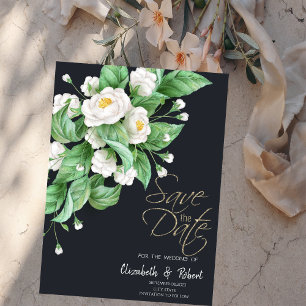 Weiße Blume Save the Date