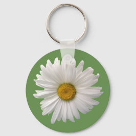 weiße Blume Schlüsselanhänger