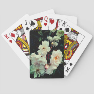 Weiße Blume Spielkarten