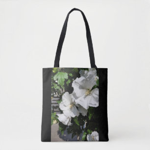 weiße Blume Tasche