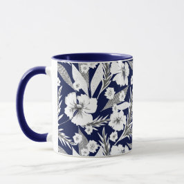 Weiße Blume Tasse