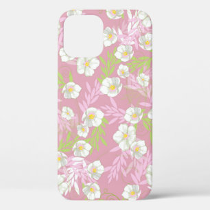 Weiße Blumen Botanische Blüten Blätter Kunst Case-Mate iPhone Hülle