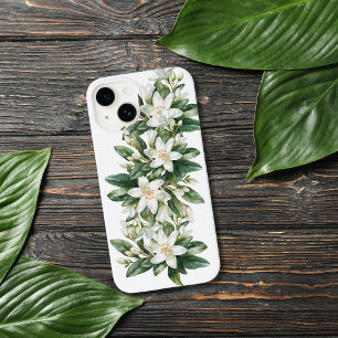 Weiße Blumen Grüne Blumen Case-Mate iPhone 14 Hülle