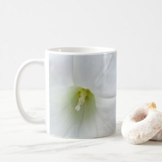 Weiße Blumen Kaffeetasse