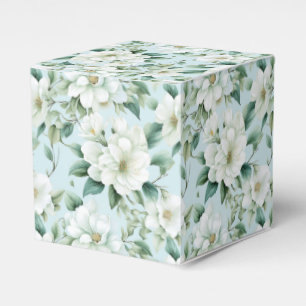 Weiße Blumen-Party-Geschenkbox Geschenkschachtel