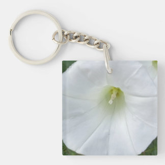 Weiße Blumen-Schlüsselanhänger Schlüsselanhänger