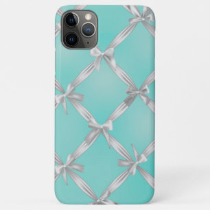 Weiße Bögen Türkis-Rotkehlcheneiblau Case-Mate iPhone Hülle